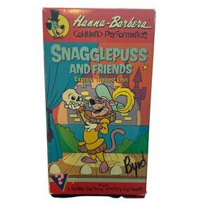 Vintage 1990 Hanna Barbera Snagglepuss And Friends VHS Express Trained Lion
